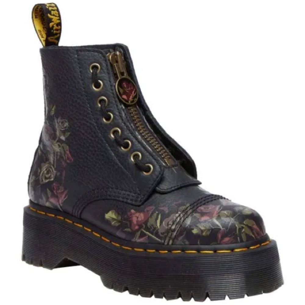 Dr. Martens Sinclair Decayed Roses Platform Boot